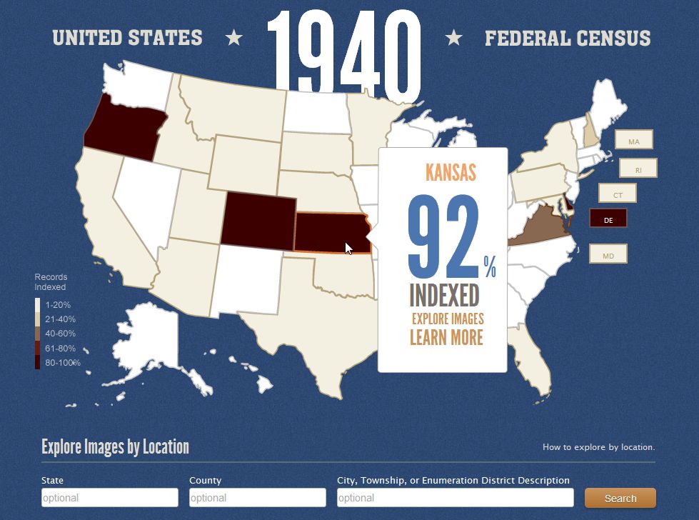 1940 Census Indexing Update - Ancestor RoundupAncestor Roundup