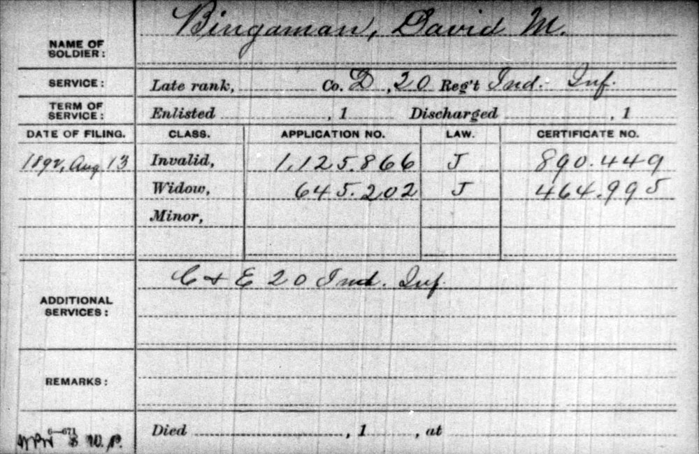 Three Civil War Pension Files Ancestor Roundupancestor Roundup